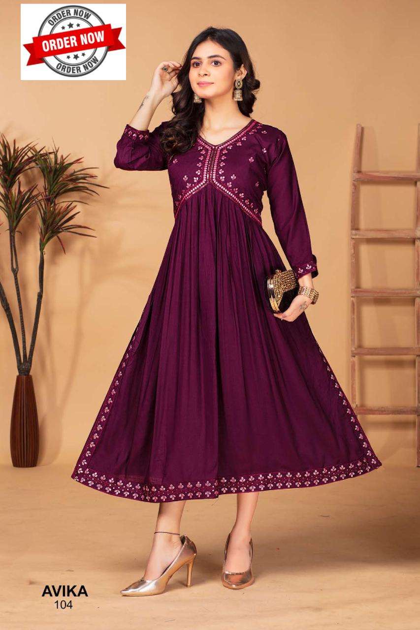 FT AVIKA VOL.1 Kurti Wholesale catalog
