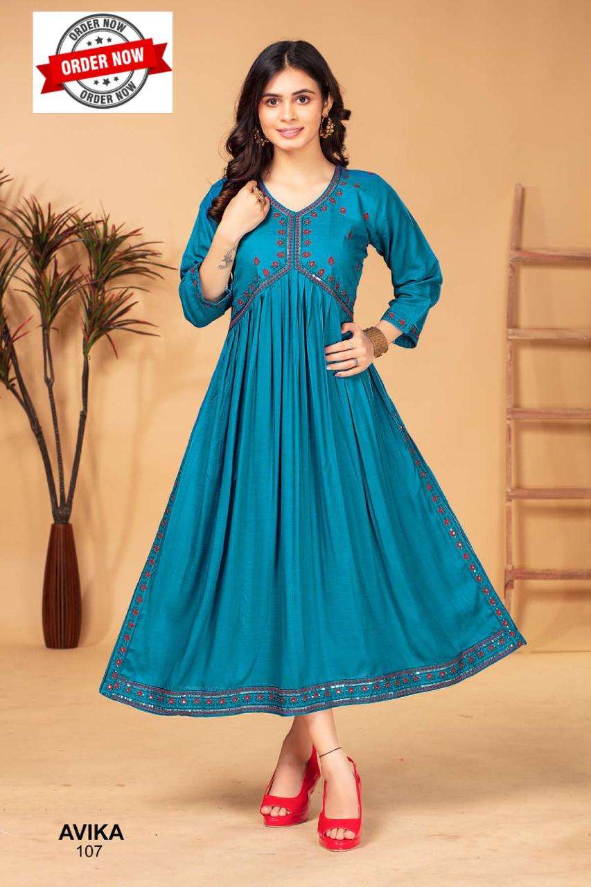FT AVIKA VOL.1 Kurti Wholesale catalog