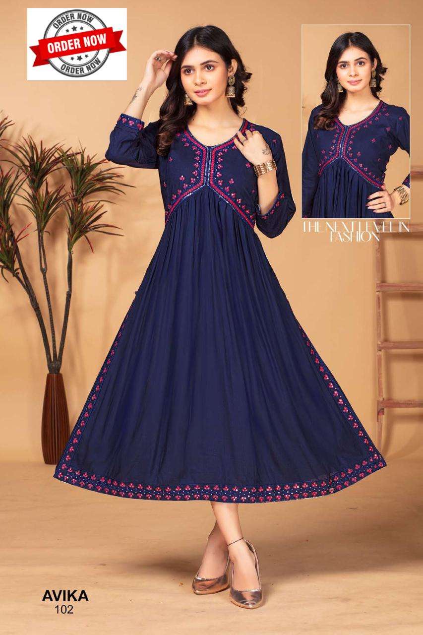 FT AVIKA VOL.1 Kurti Wholesale catalog