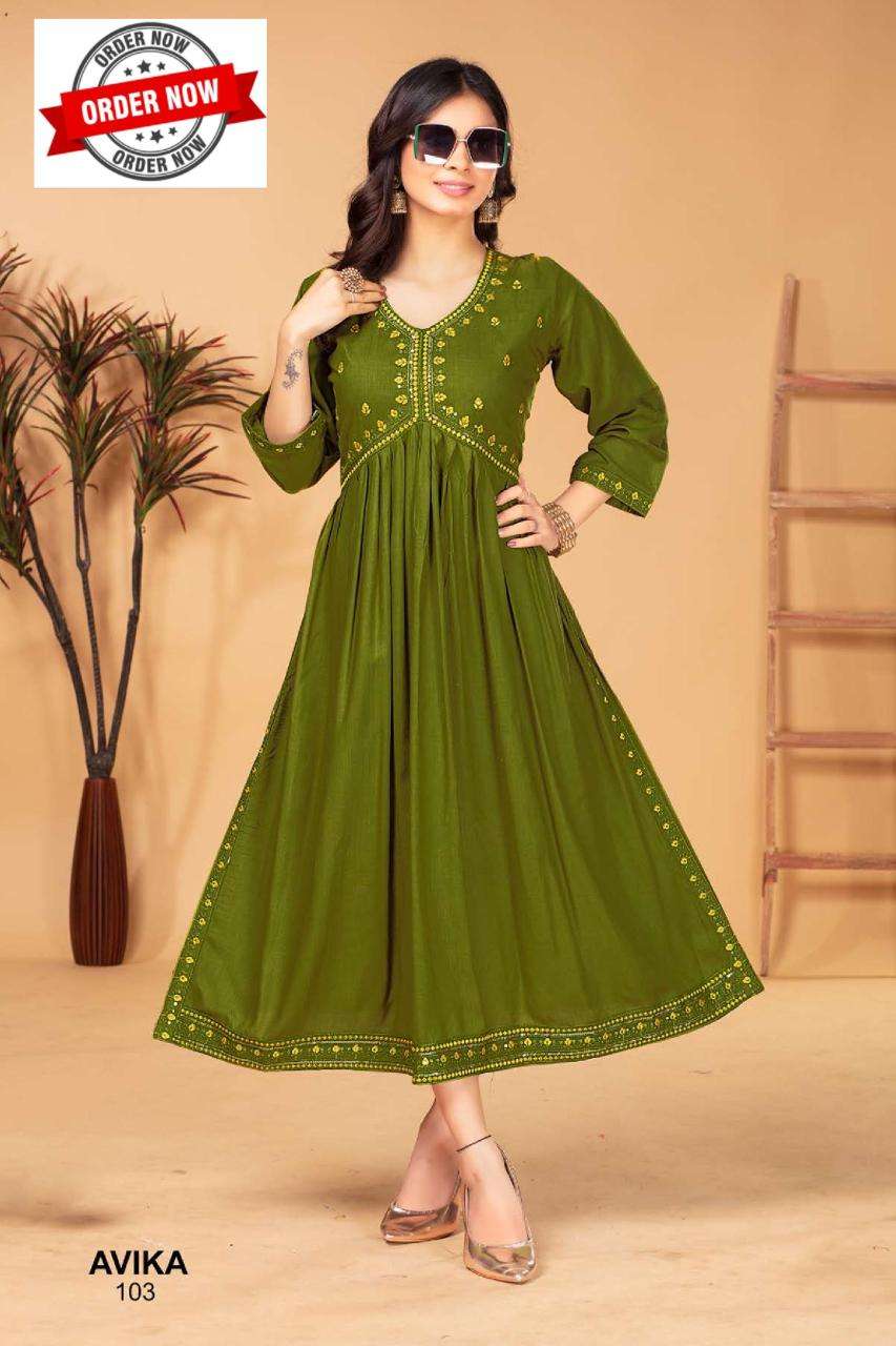 FT AVIKA VOL.1 Kurti Wholesale catalog