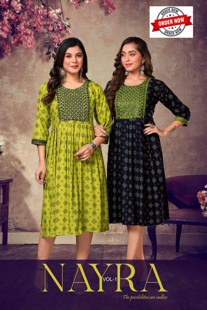 FT NAYRA VOL.1 Kurti Wholesale catalog