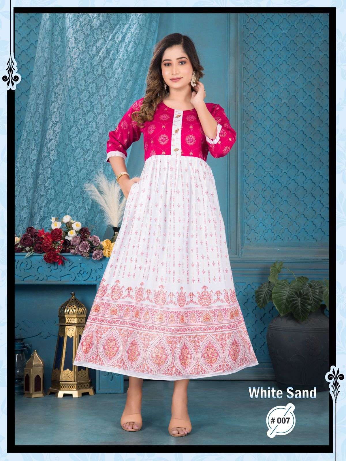 FT WHITE SAND Kurti Wholesale catalog