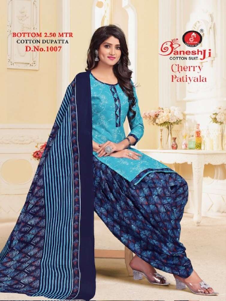 Ganeshji Cherry Patiyala Vol-4 – Dress Material -Wholesale Catalog