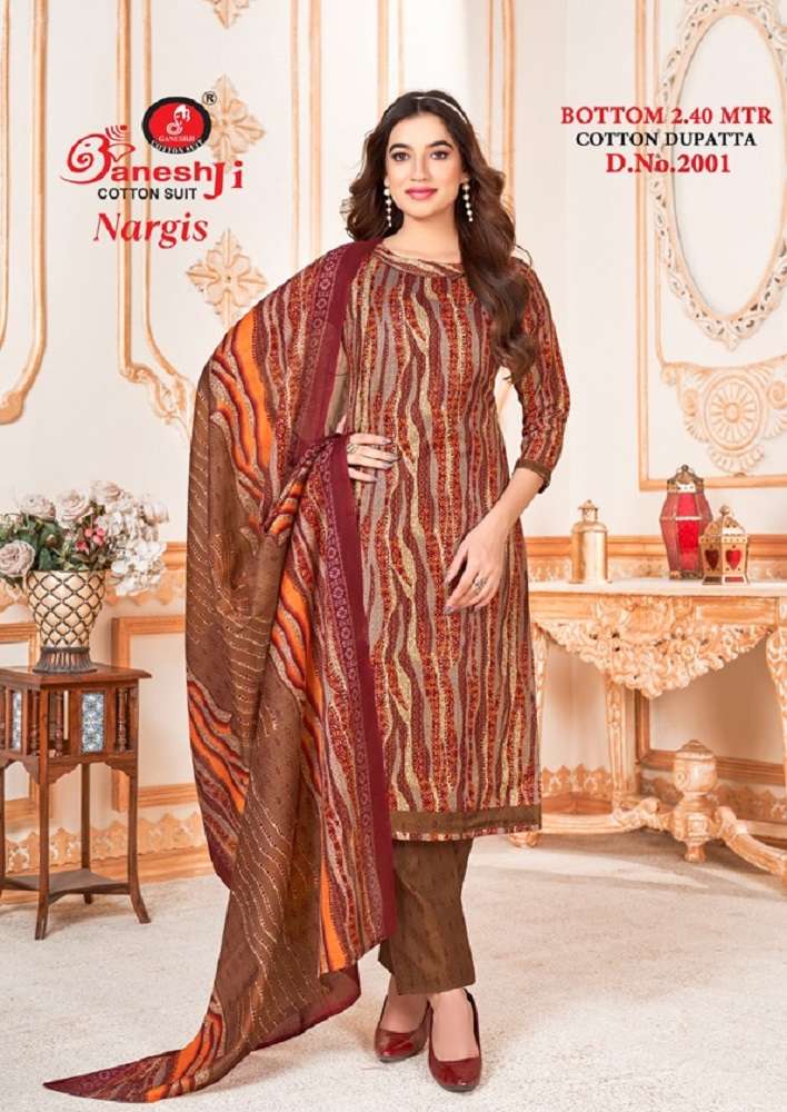 Ganeshji Nargis Vol-2 -Dress Material -Wholesale Catalog