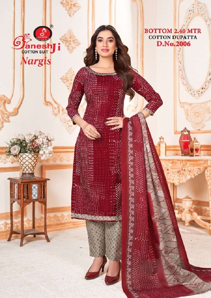 Ganeshji Nargis Vol-2 -Dress Material -Wholesale Catalog