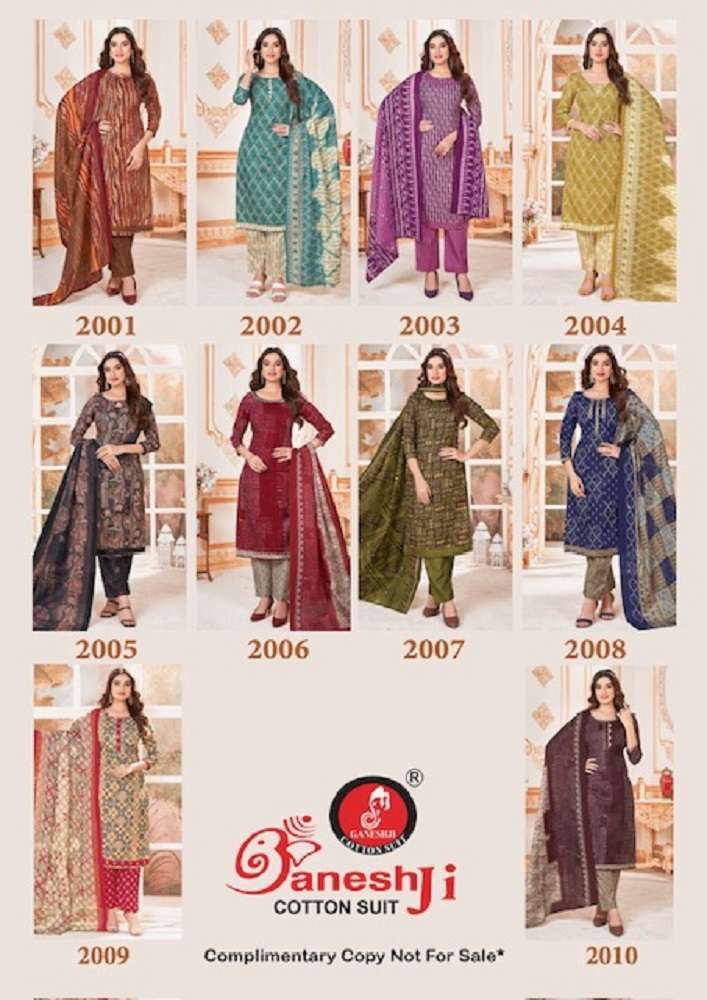 Ganeshji Nargis Vol-2 -Dress Material -Wholesale Catalog