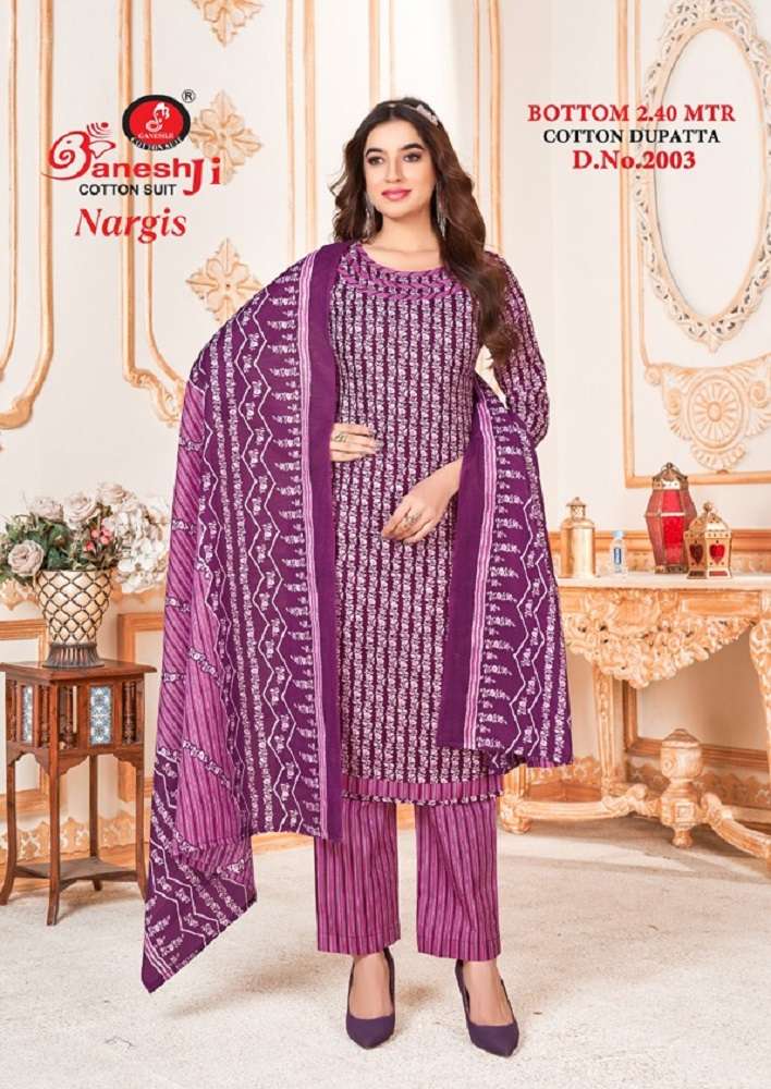 Ganeshji Nargis Vol-2 -Dress Material -Wholesale Catalog