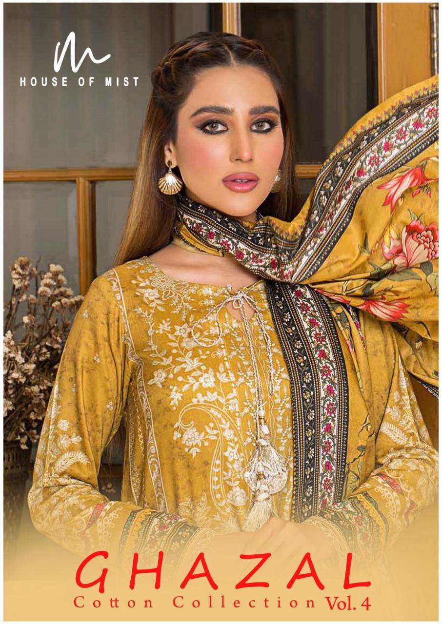 	Ghazal Karachi Vol-4 – Dress Material -Wholesale Catalog