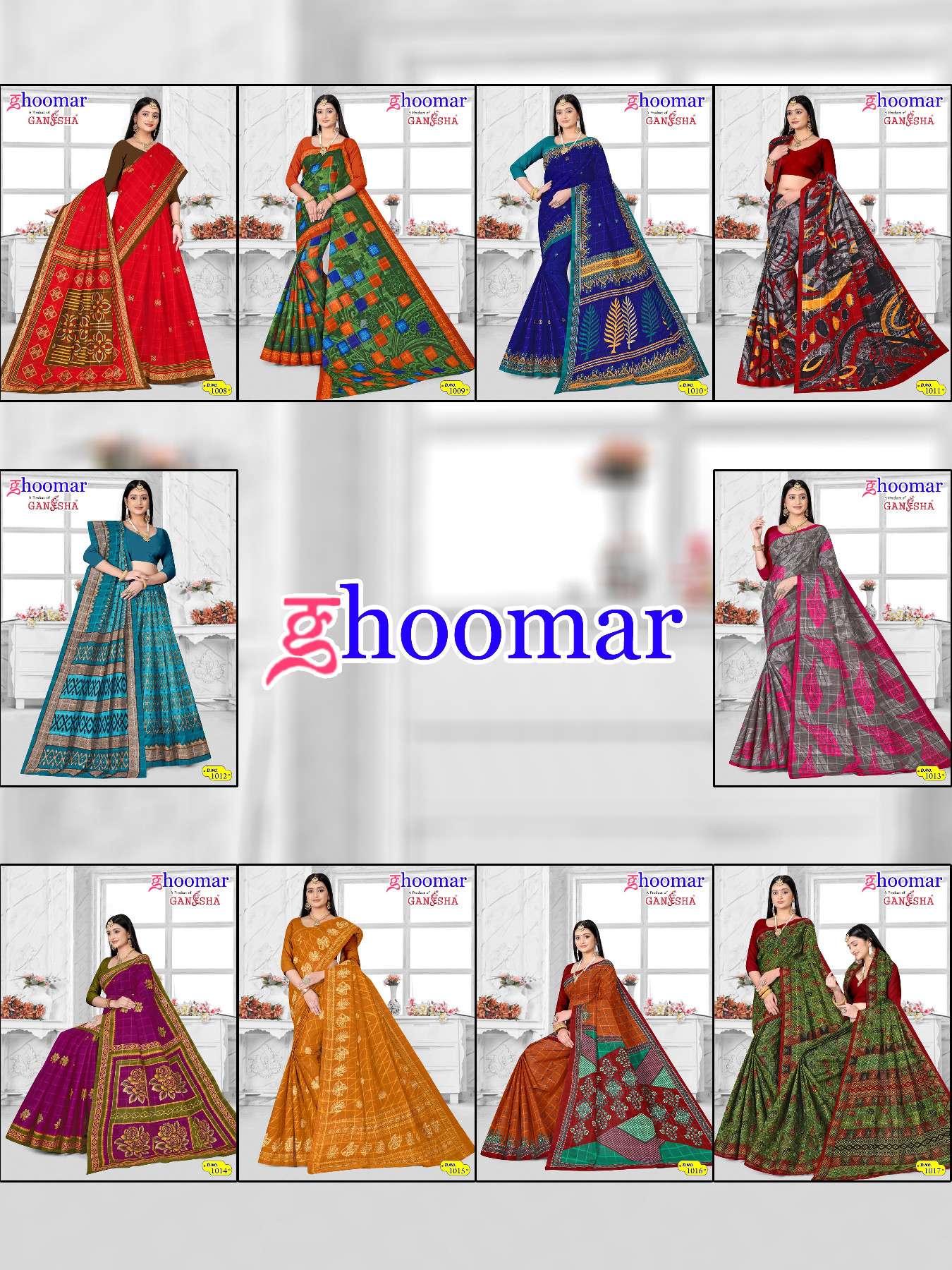 Ghoomar Ganesha Vol-1 -Cotton Sarees -Wholesale Catalog
