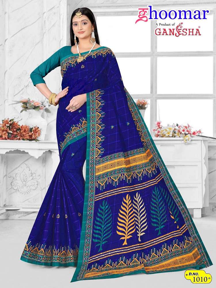 Ghoomar Ganesha Vol-1 -Cotton Sarees -Wholesale Catalog