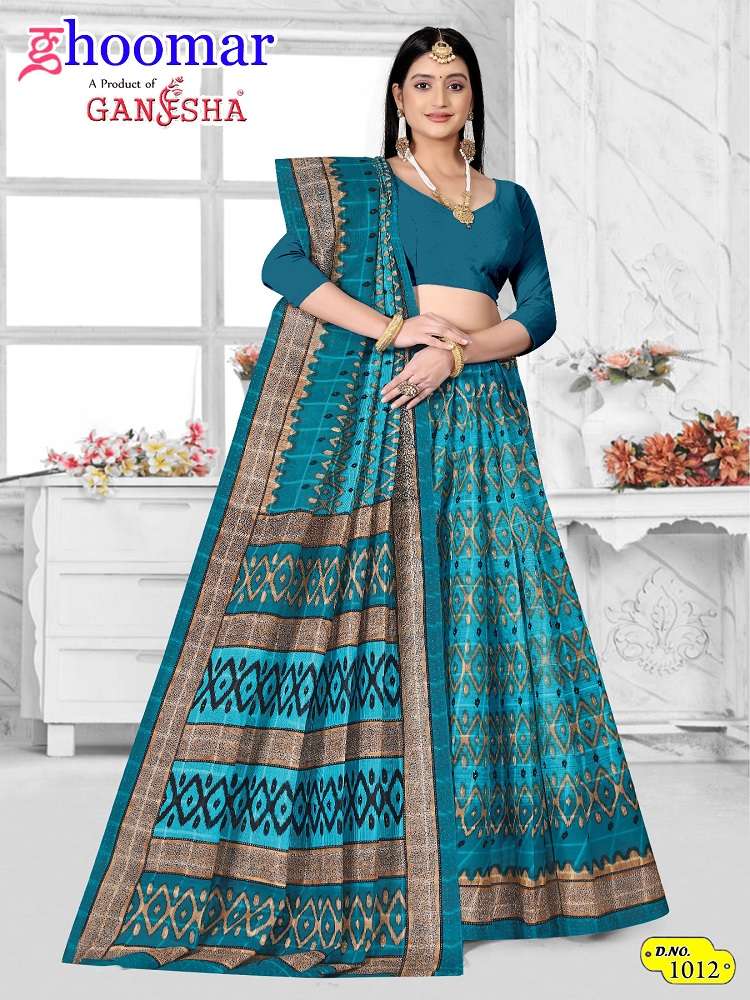 Ghoomar Ganesha Vol-1 -Cotton Sarees -Wholesale Catalog