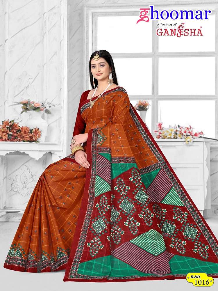 Ghoomar Ganesha Vol-1 -Cotton Sarees -Wholesale Catalog