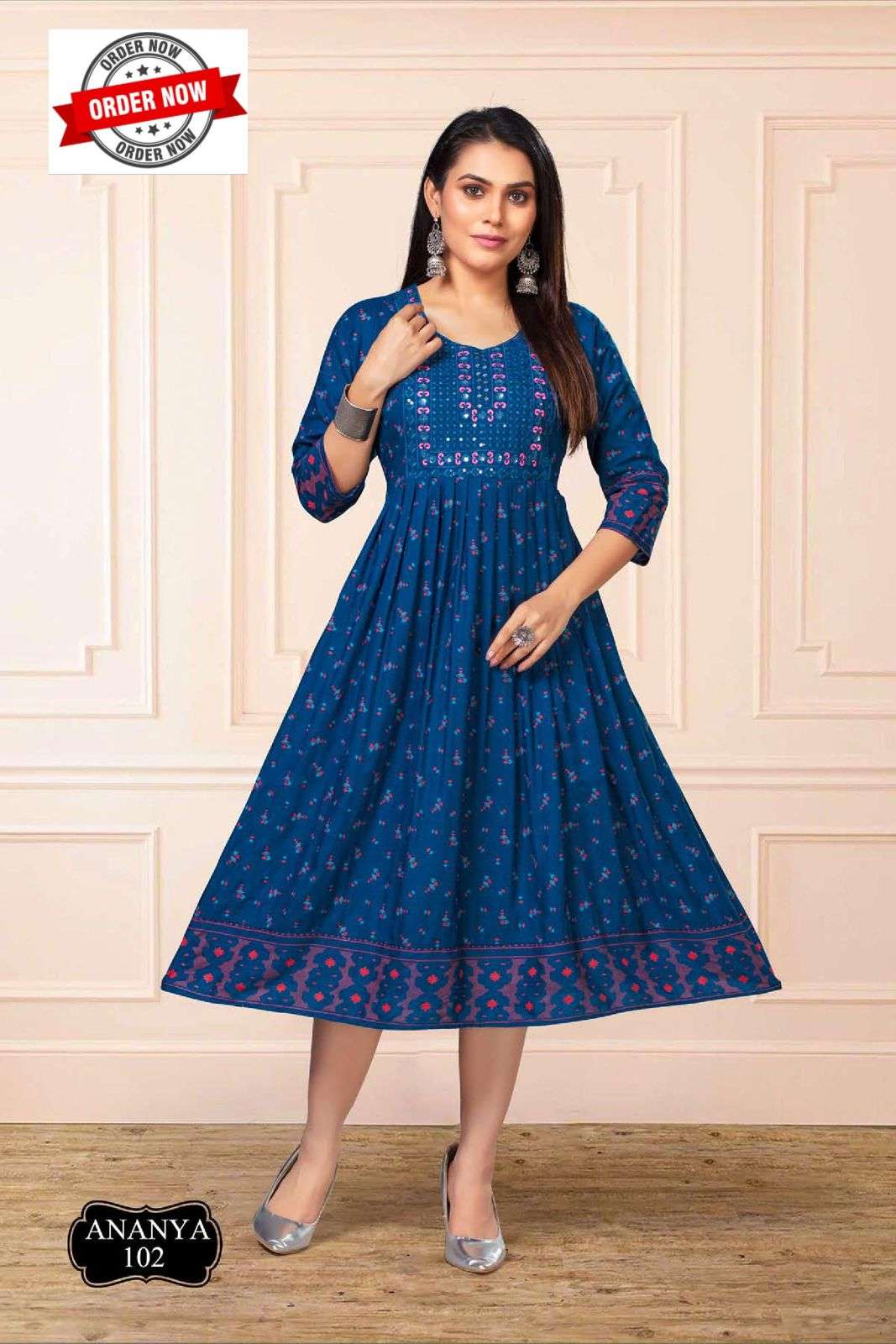 GOLDEN ANANYA VOL.1 Kurti Wholesale catalog
