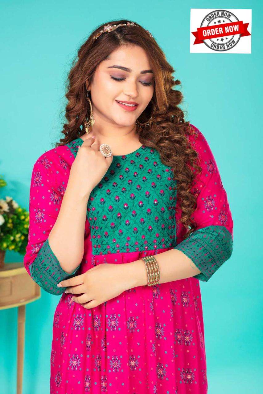 GOLDEN  MOKTAIL VOL.1 Kurti Wholesale catalog