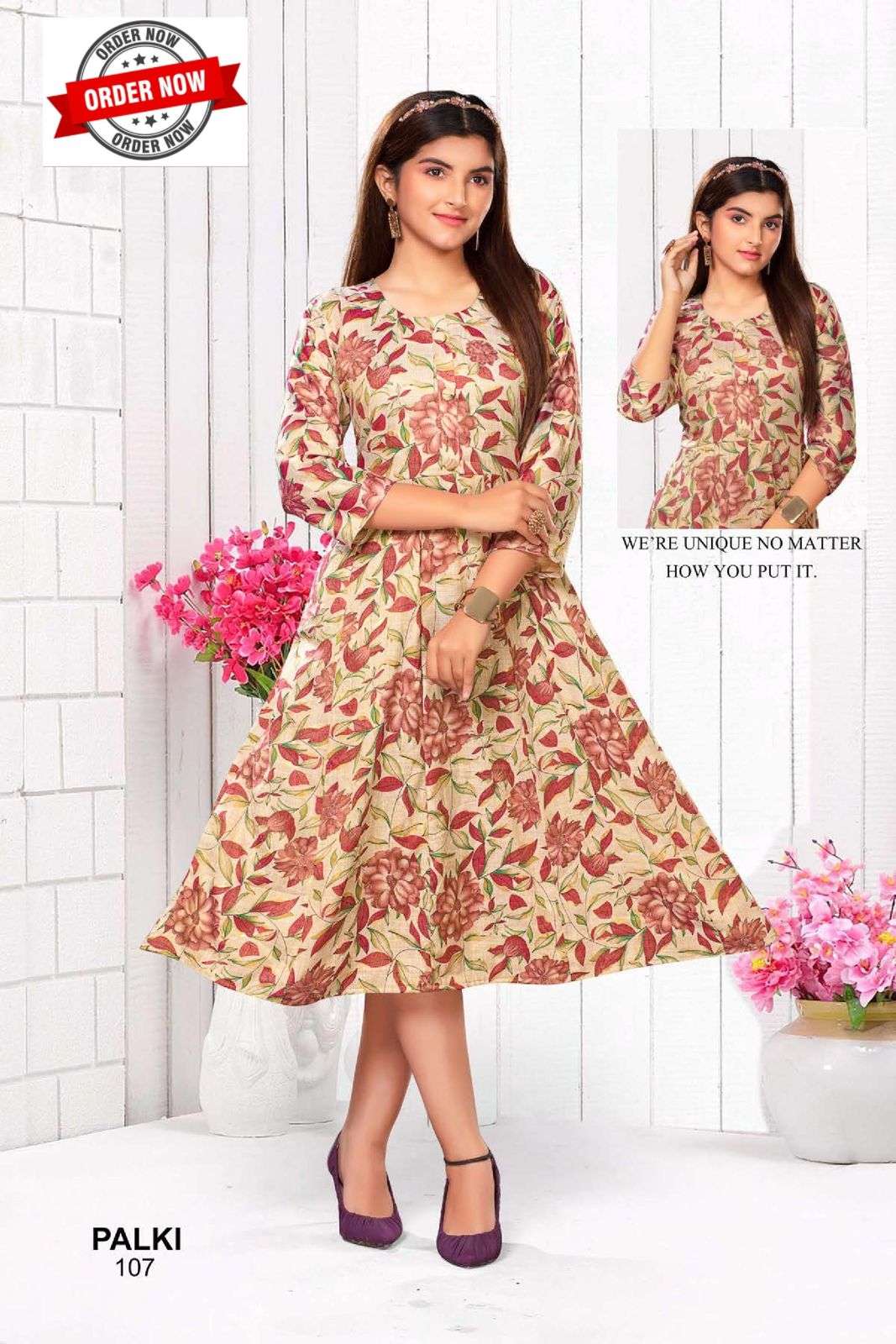 GOLDEN PALKI VOL.1 Kurti Wholesale catalog