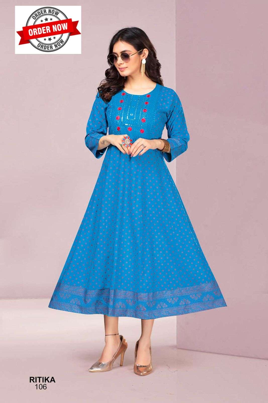 GOLDEN RITIKA VOL.1 Kurti Wholesale catalog