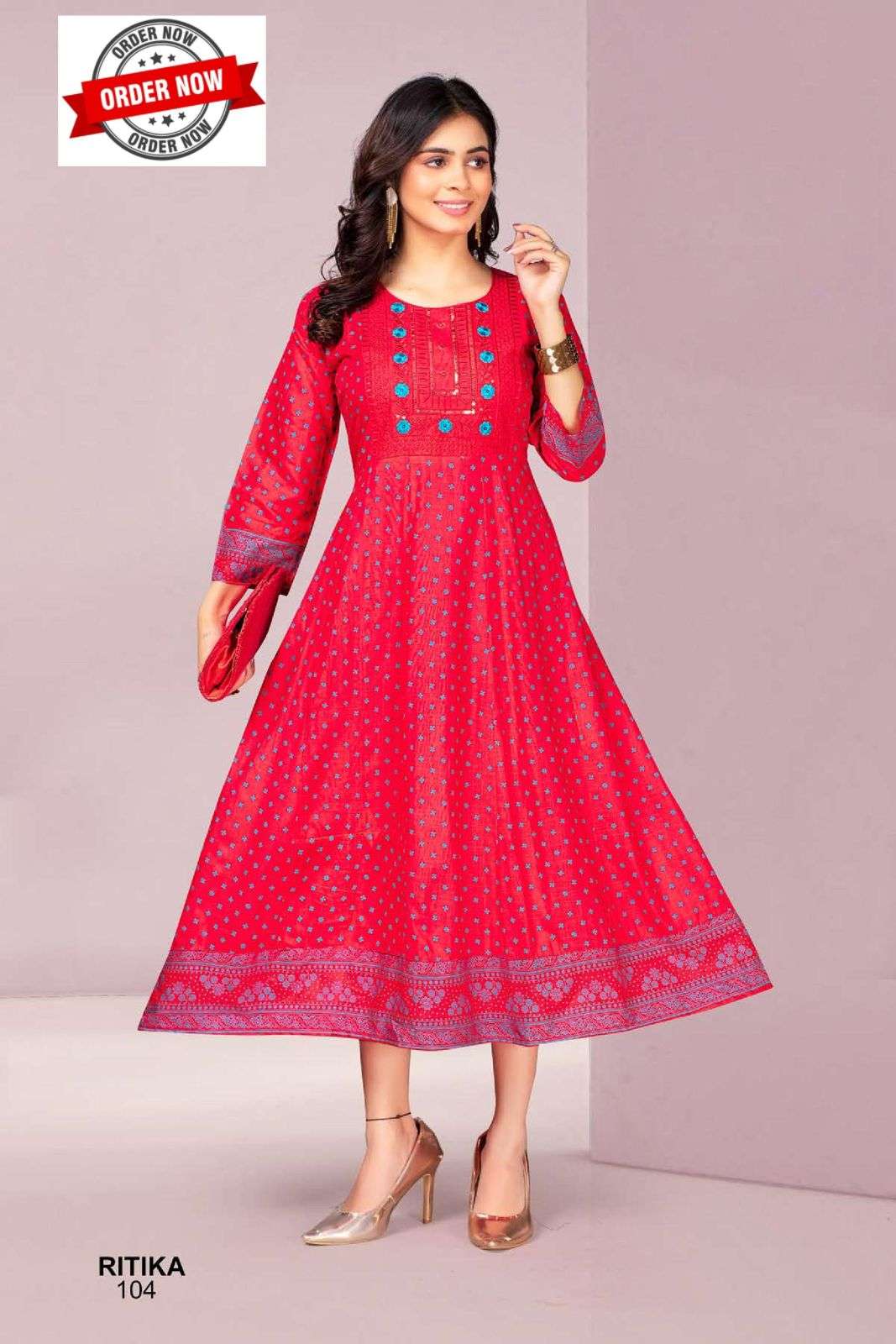 GOLDEN RITIKA VOL.1 Kurti Wholesale catalog