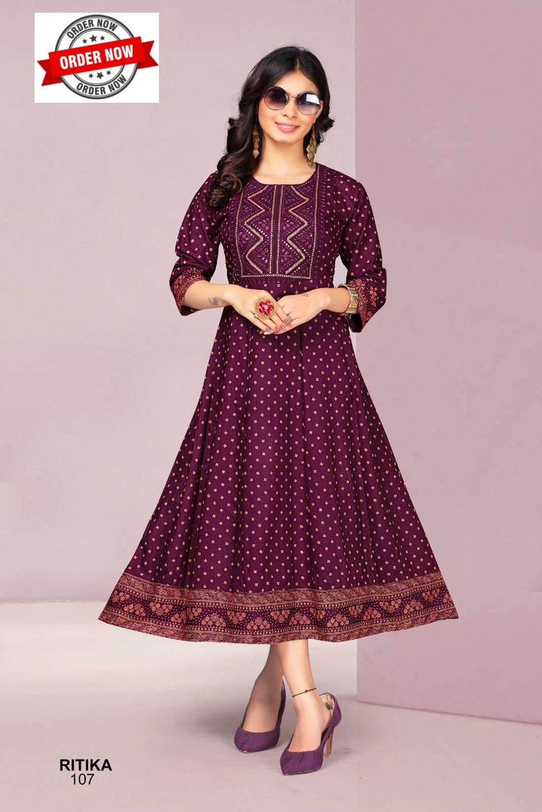 GOLDEN RITIKA VOL.1 Kurti Wholesale catalog