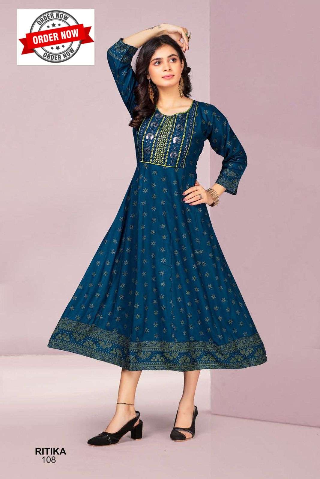 GOLDEN RITIKA VOL.1 Kurti Wholesale catalog