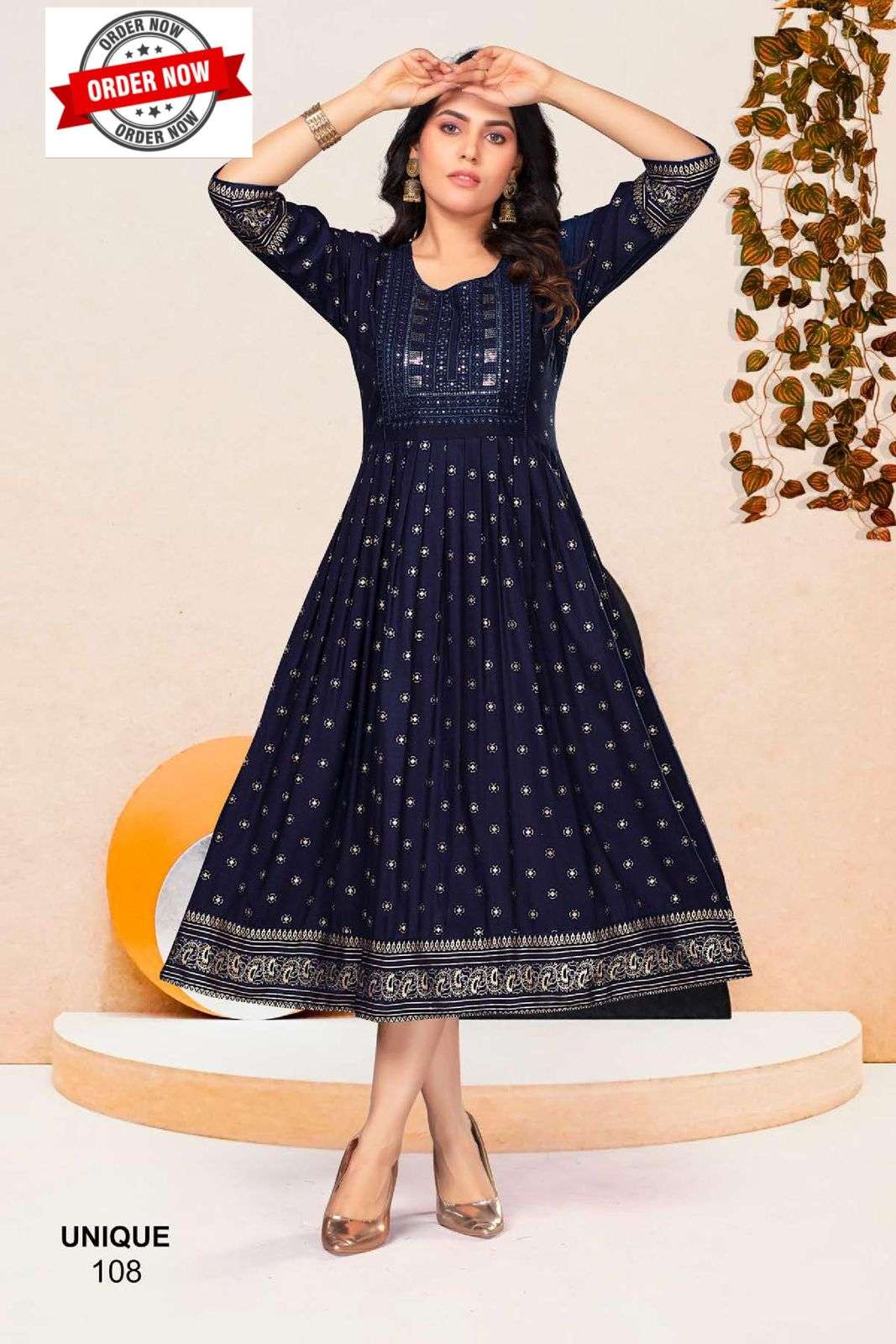 GOLDEN UNIQUE VOL.1 Kurti Wholesale catalog