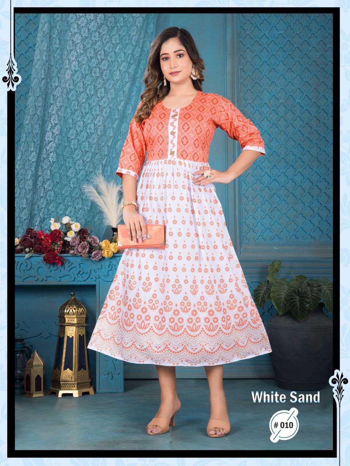 GOLDEN WHITE SAND Kurti Wholesale catalog