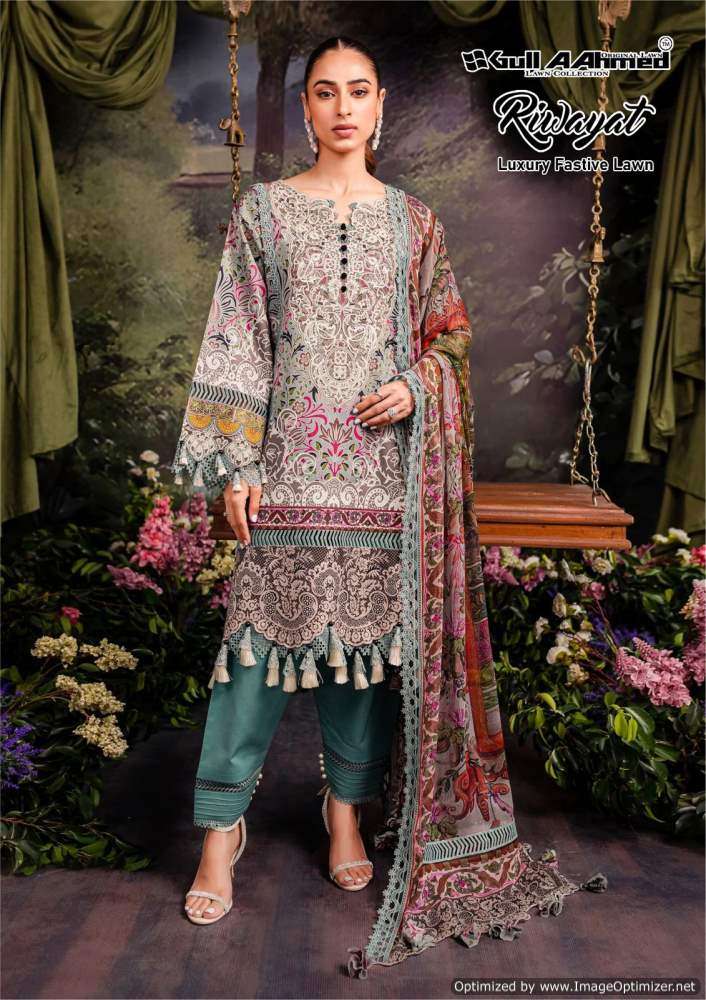 Gull A Ahmed Riwayat Vol-5 – Dress Material -Wholesale Catalog