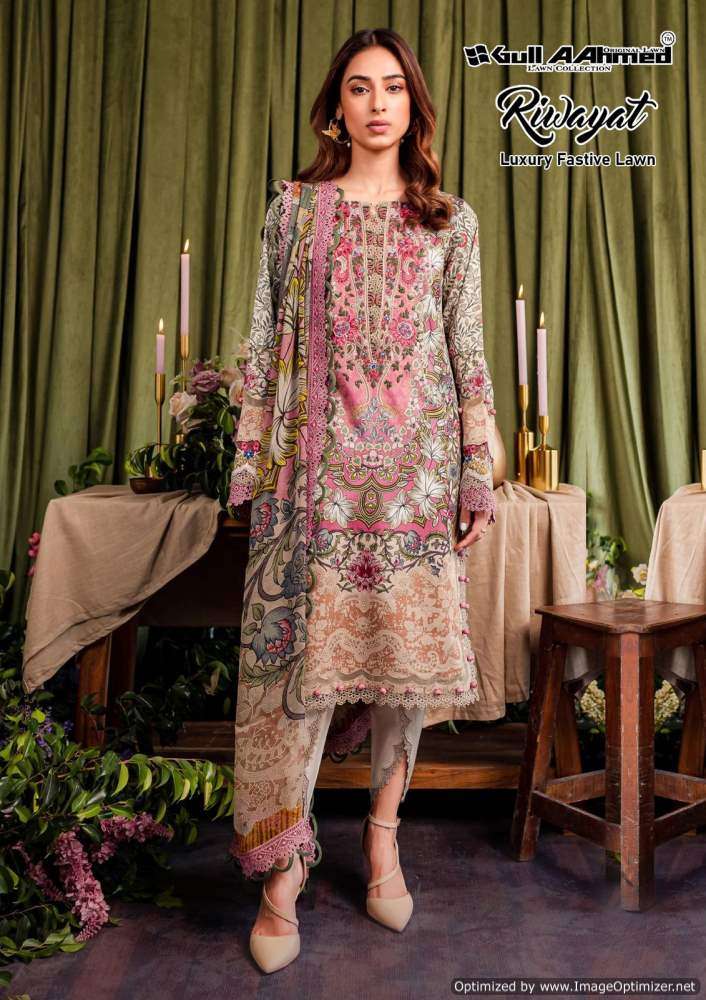 Gull A Ahmed Riwayat Vol-5 – Dress Material -Wholesale Catalog