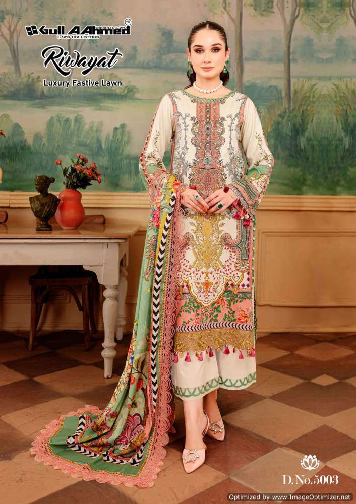 Gull A Ahmed Riwayat Vol-5 – Dress Material -Wholesale Catalog