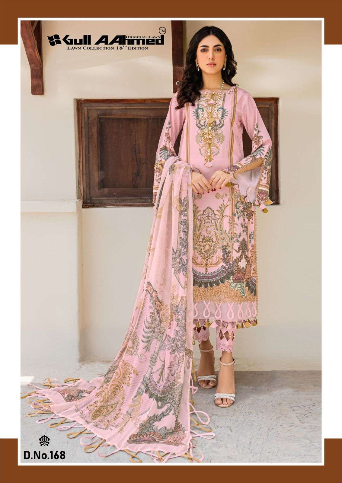 Gull A Ahmed Vol 18 Lawn Cotton Dress Material  Wholesale catalog