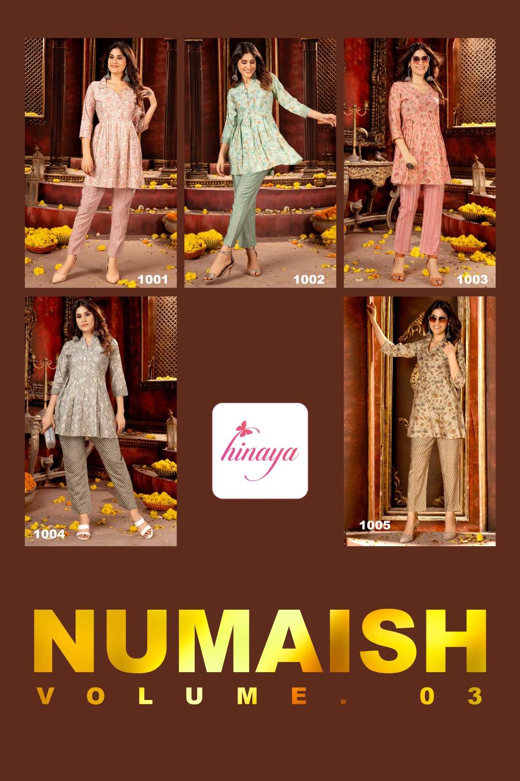 HINAYA NUMAISH VOL-3 Co - ord set Western Wear Wholesale catalog