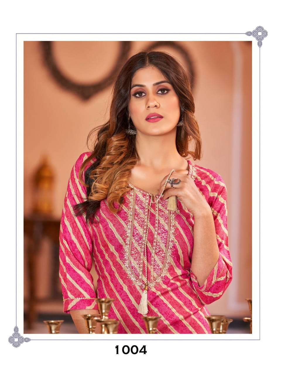 HIRWA LEHERIYA Kurti Wholesale catalog