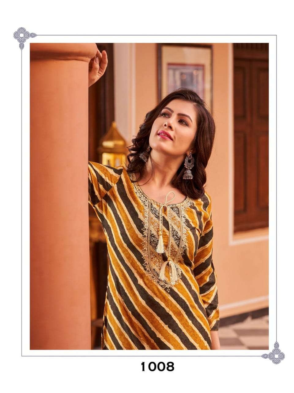 HIRWA LEHERIYA Kurti Wholesale catalog