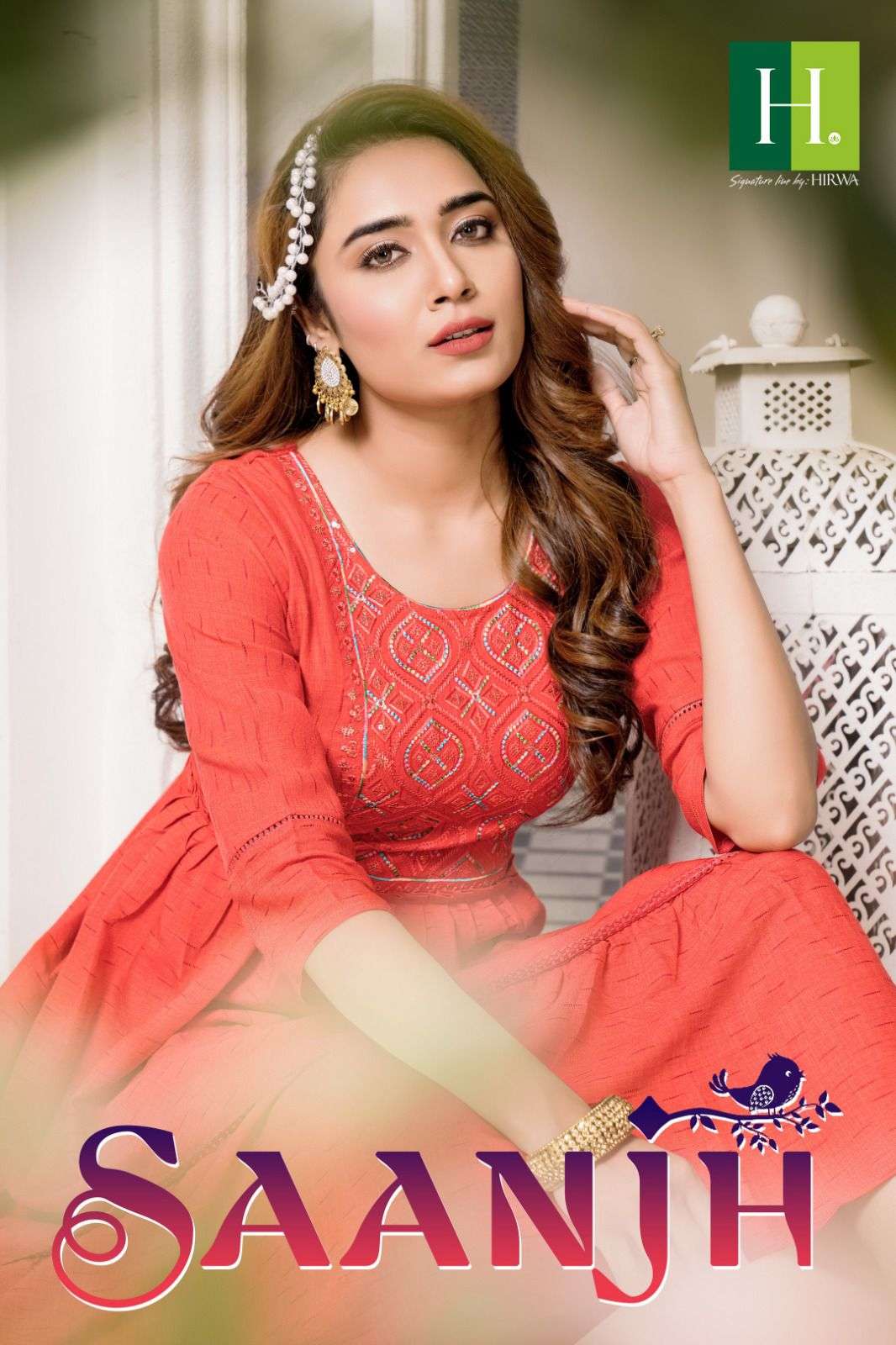 HIRWA Saanjh Vol.1 Kurti Wholesale catalog