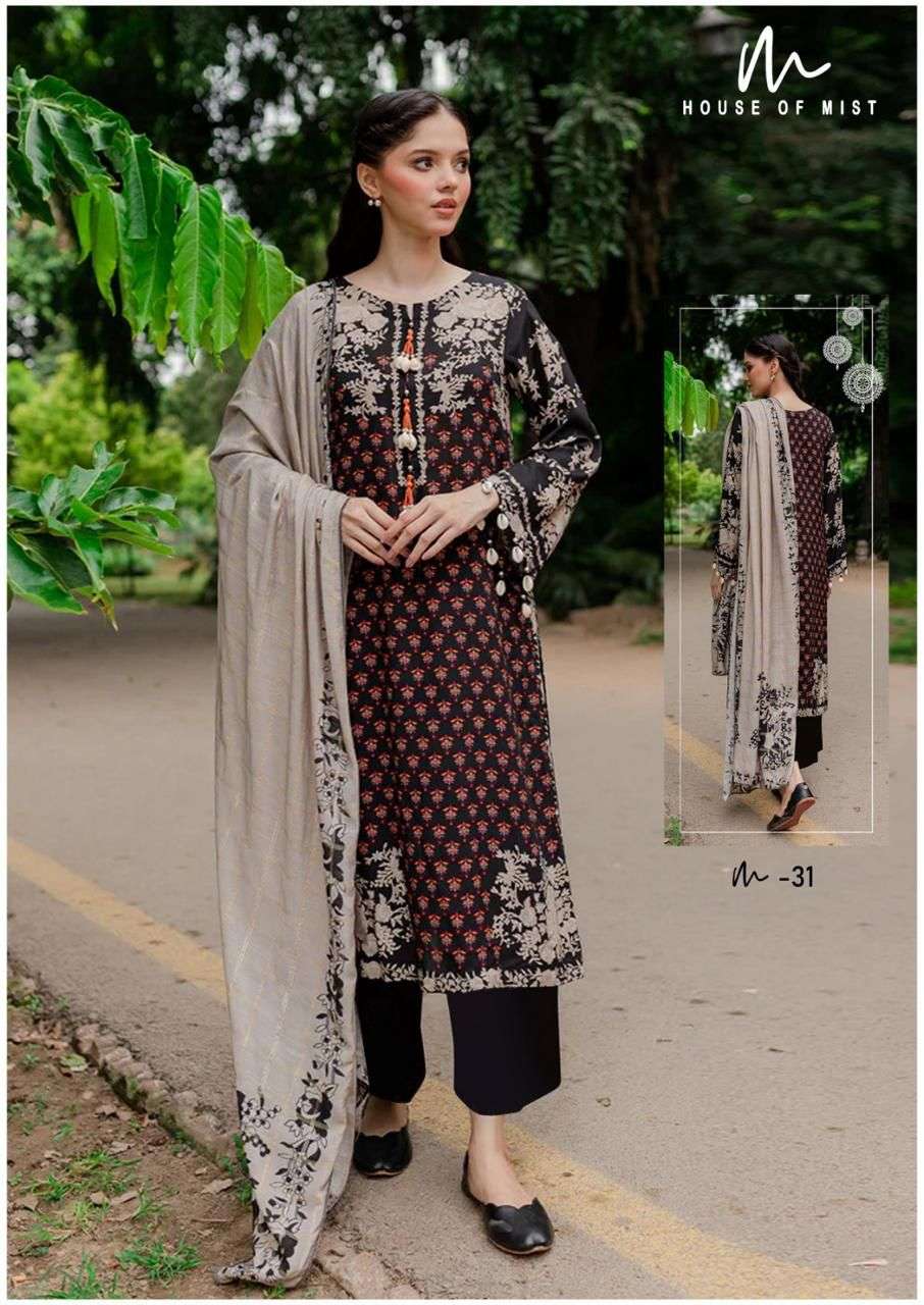 House Of Mist Ghazal Vol 4 Cotton Dress Material Wholesale catalog