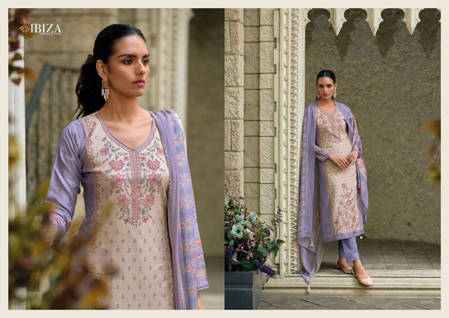 Ibiza Iznik Vol 3 Muslin Designer Salwar Kameez Wholesale catalog