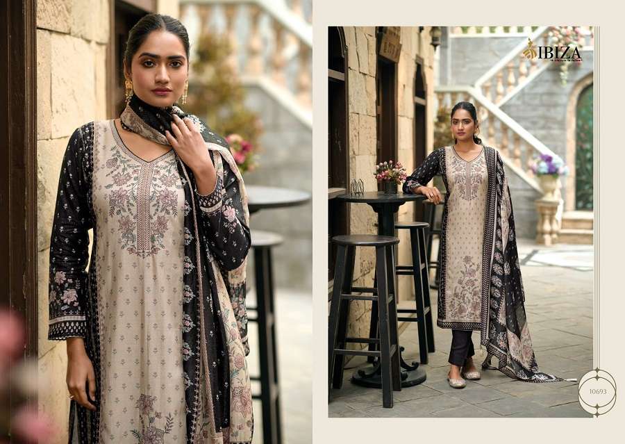 Ibiza Iznik Vol 3 Muslin Designer Salwar Kameez Wholesale catalog