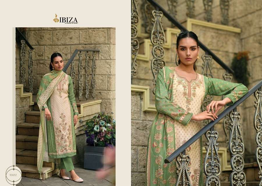 Ibiza Iznik Vol 3 Muslin Designer Salwar Kameez Wholesale catalog