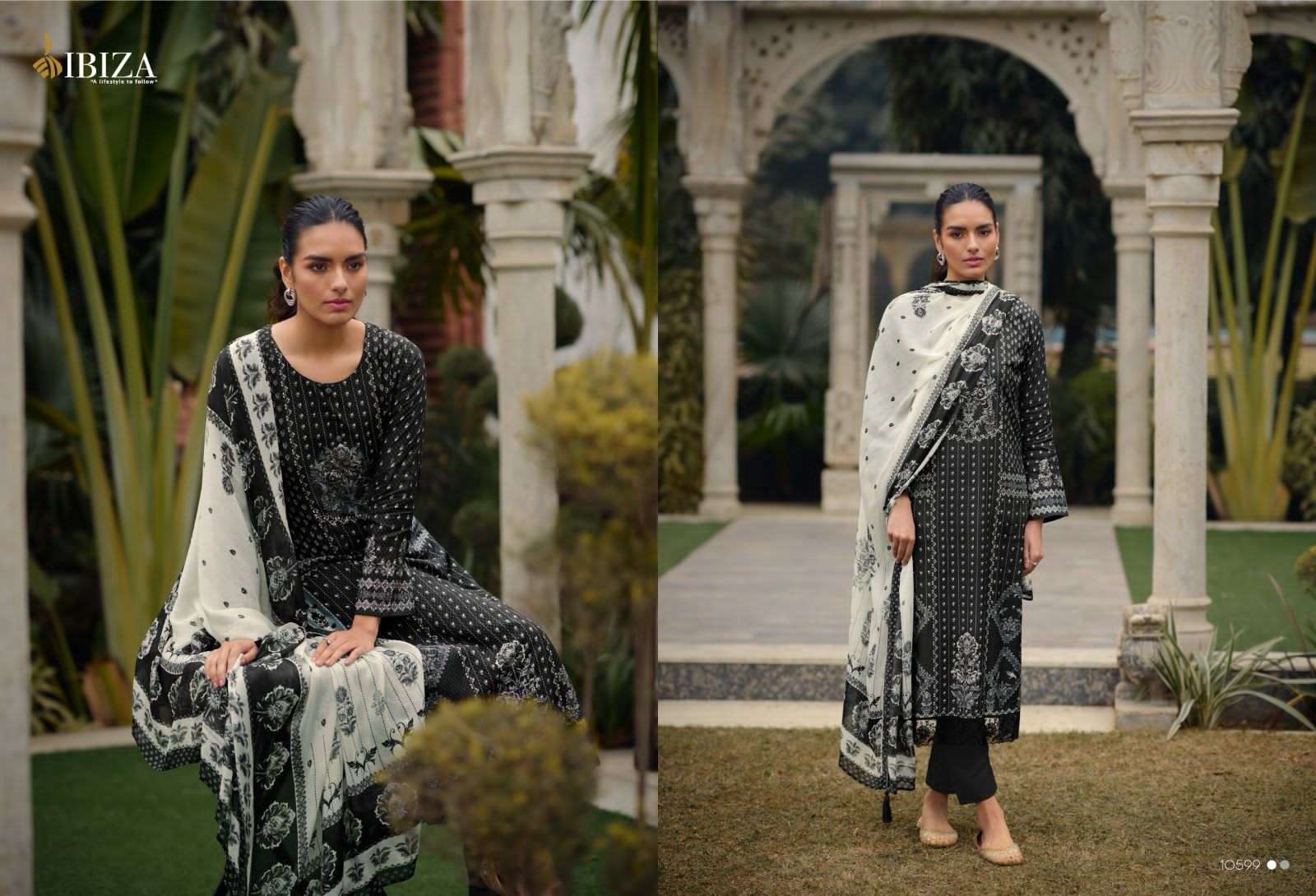 Ibiza Parstoon Musleen Embroidered Designer Salwar Suit Wholesale catalog