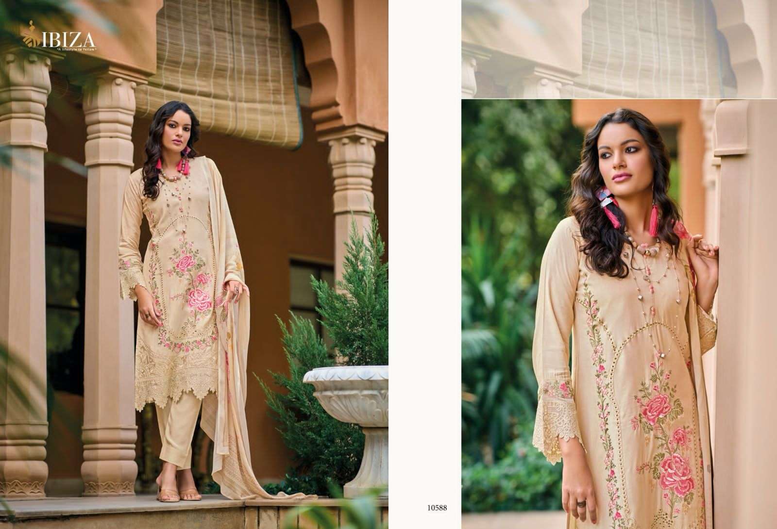 Ibiza Rosemeen Muslin Designer Salwar Kameez Wholesale catalog