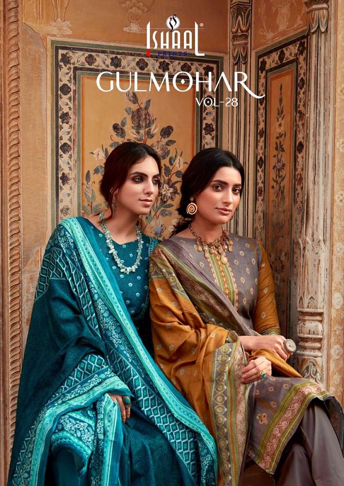 Ishal Gulmohar Vol-28 -Dress Material -Wholesale Catalog