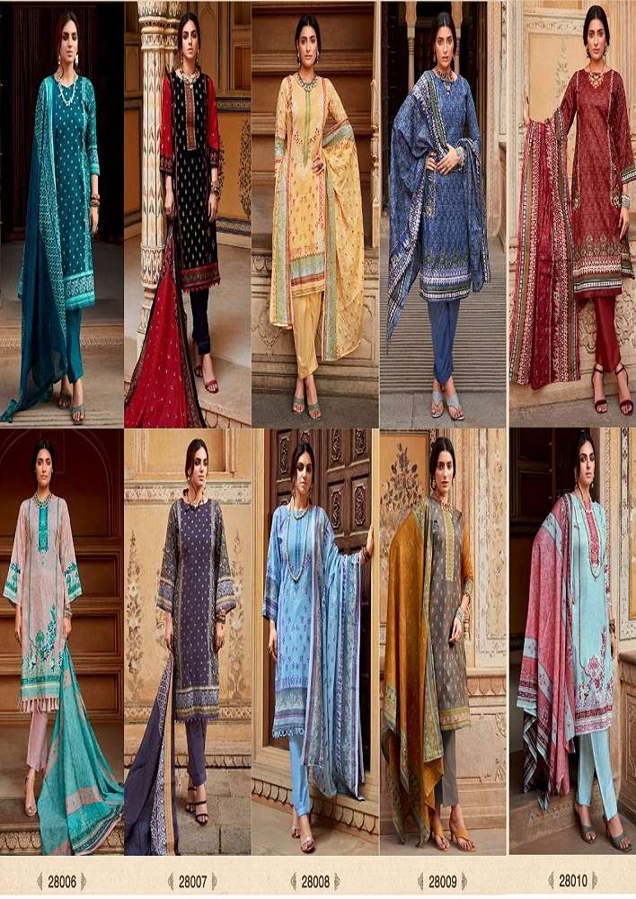 Ishal Gulmohar Vol-28 -Dress Material -Wholesale Catalog