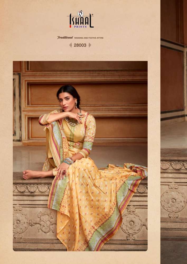Ishal Gulmohar Vol-28 -Dress Material -Wholesale Catalog
