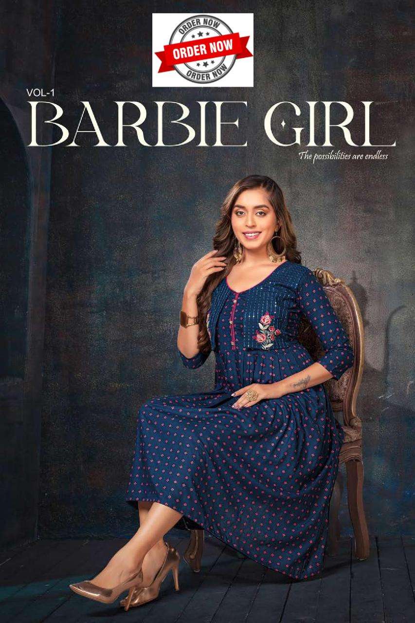 JLF BARBIE GIRL VOL.1 Kurti Wholesale catalog