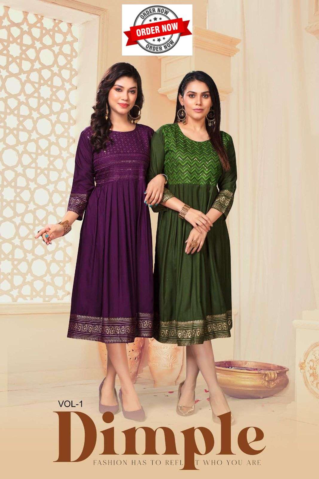 JLF DIMPLE VOL.1 Kurti Wholesale catalog