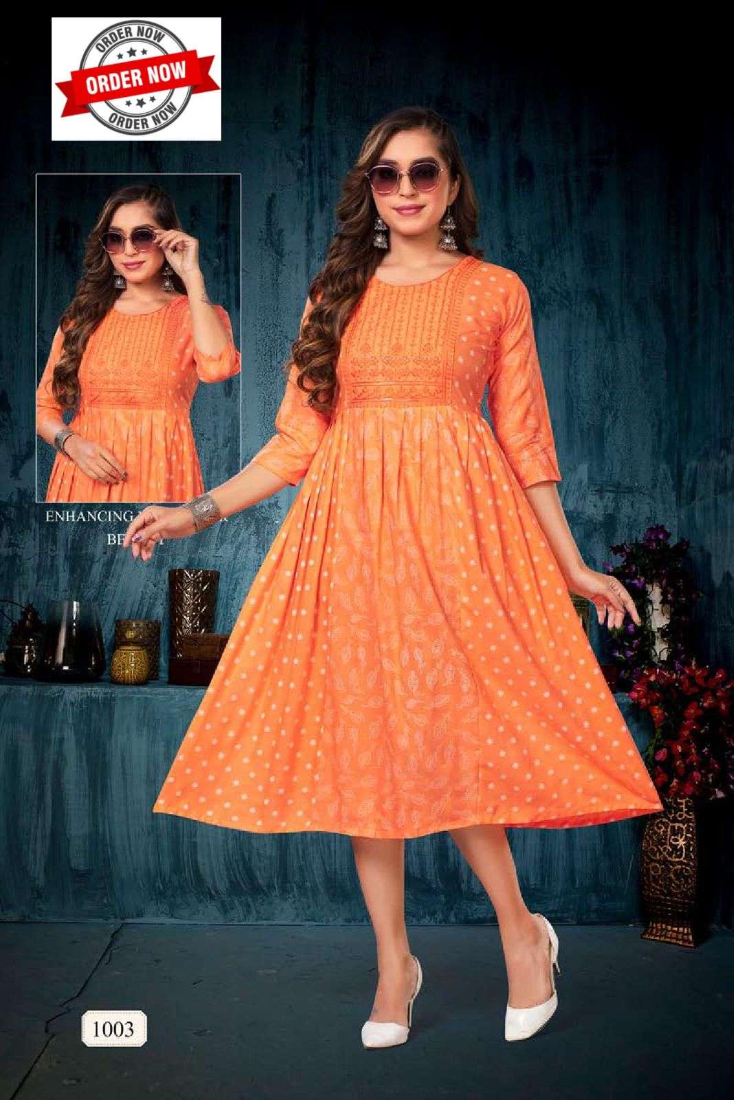 JLF NAZAKAT VOL.1 Kurti Wholesale catalog