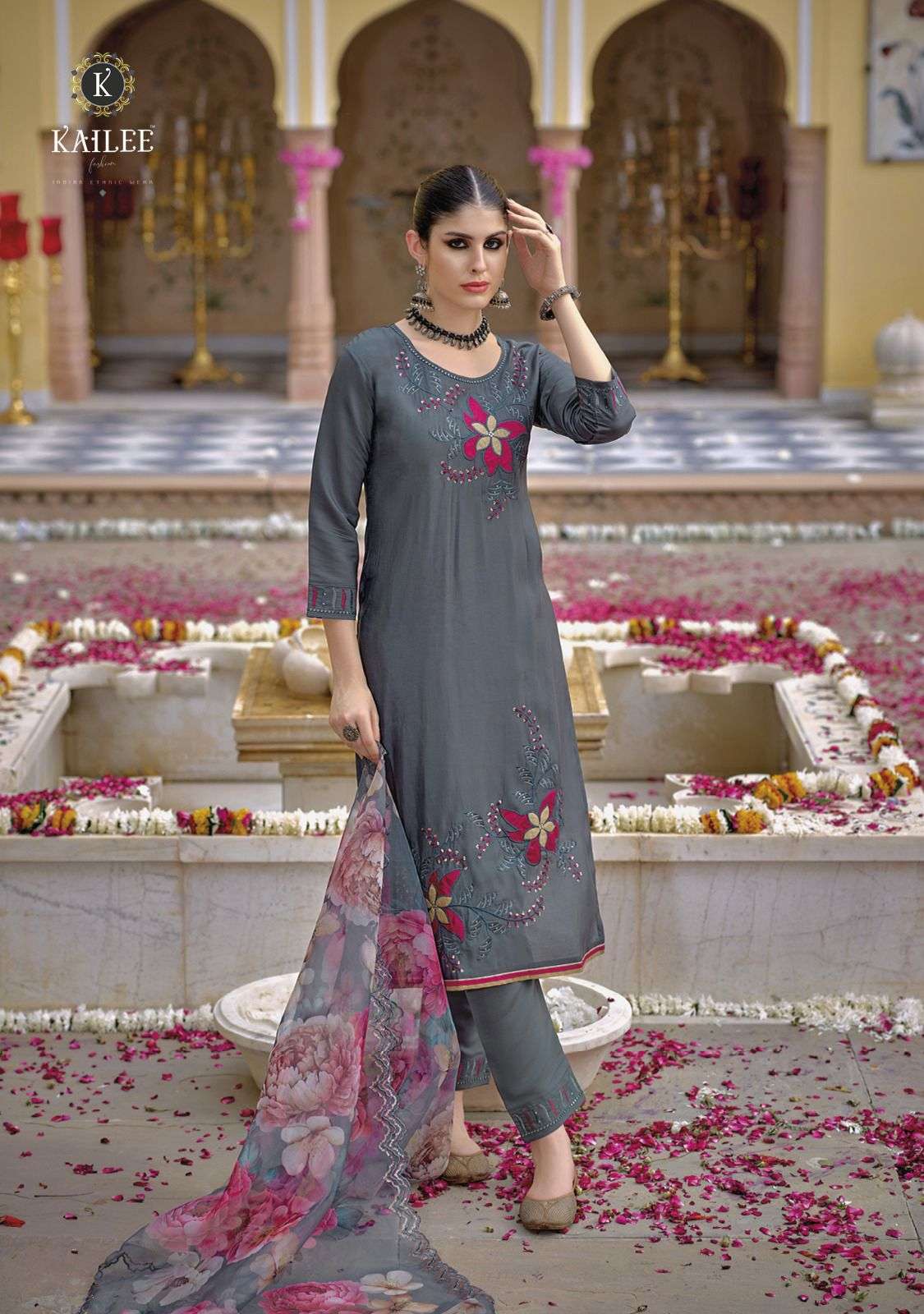 Kailee Boondie Vol 3 Cat Silk Dress Materials Wholesale catalog