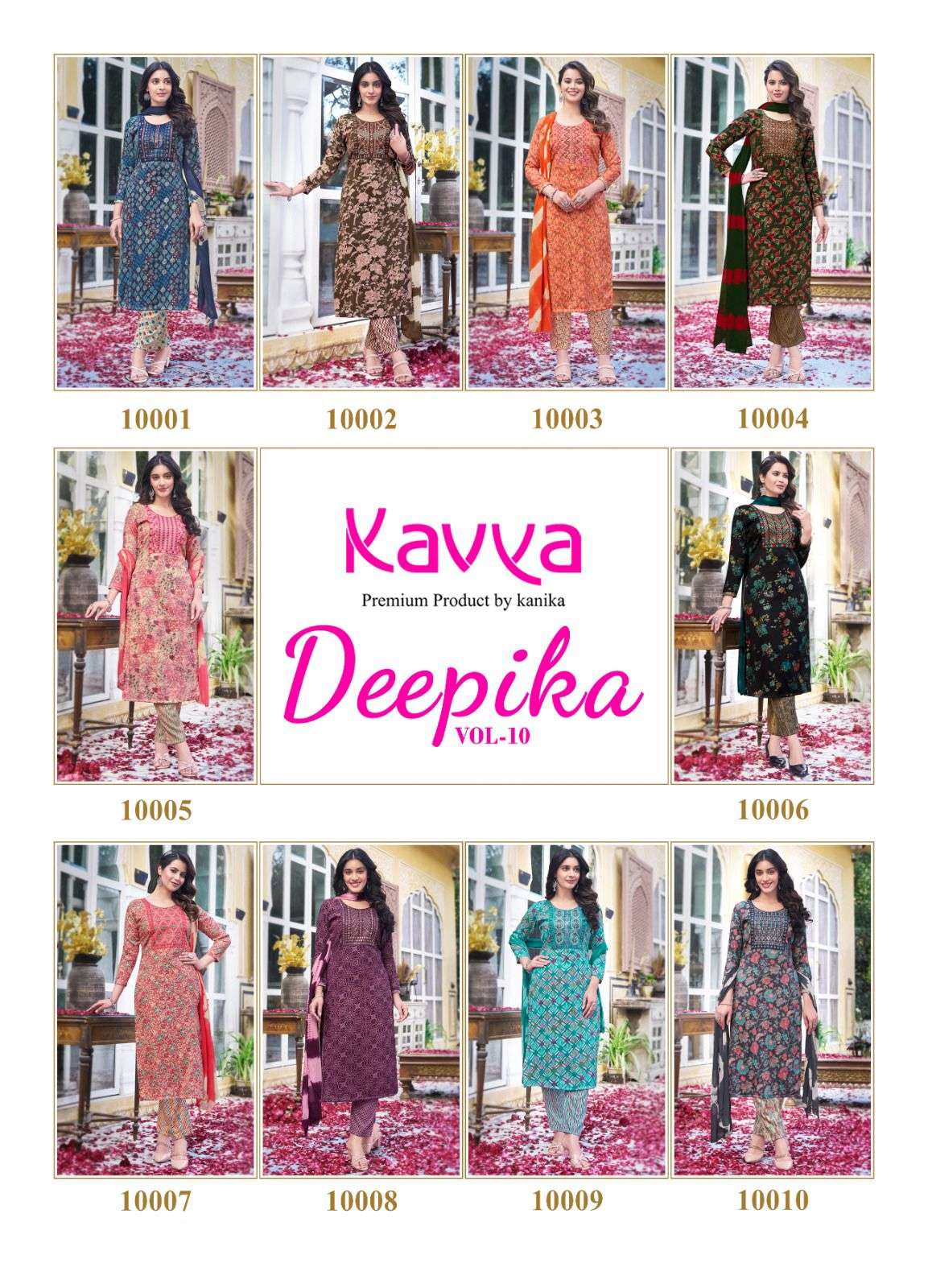 KAVYA DEEPIKA vol 10 Kurti Wholesale catalog