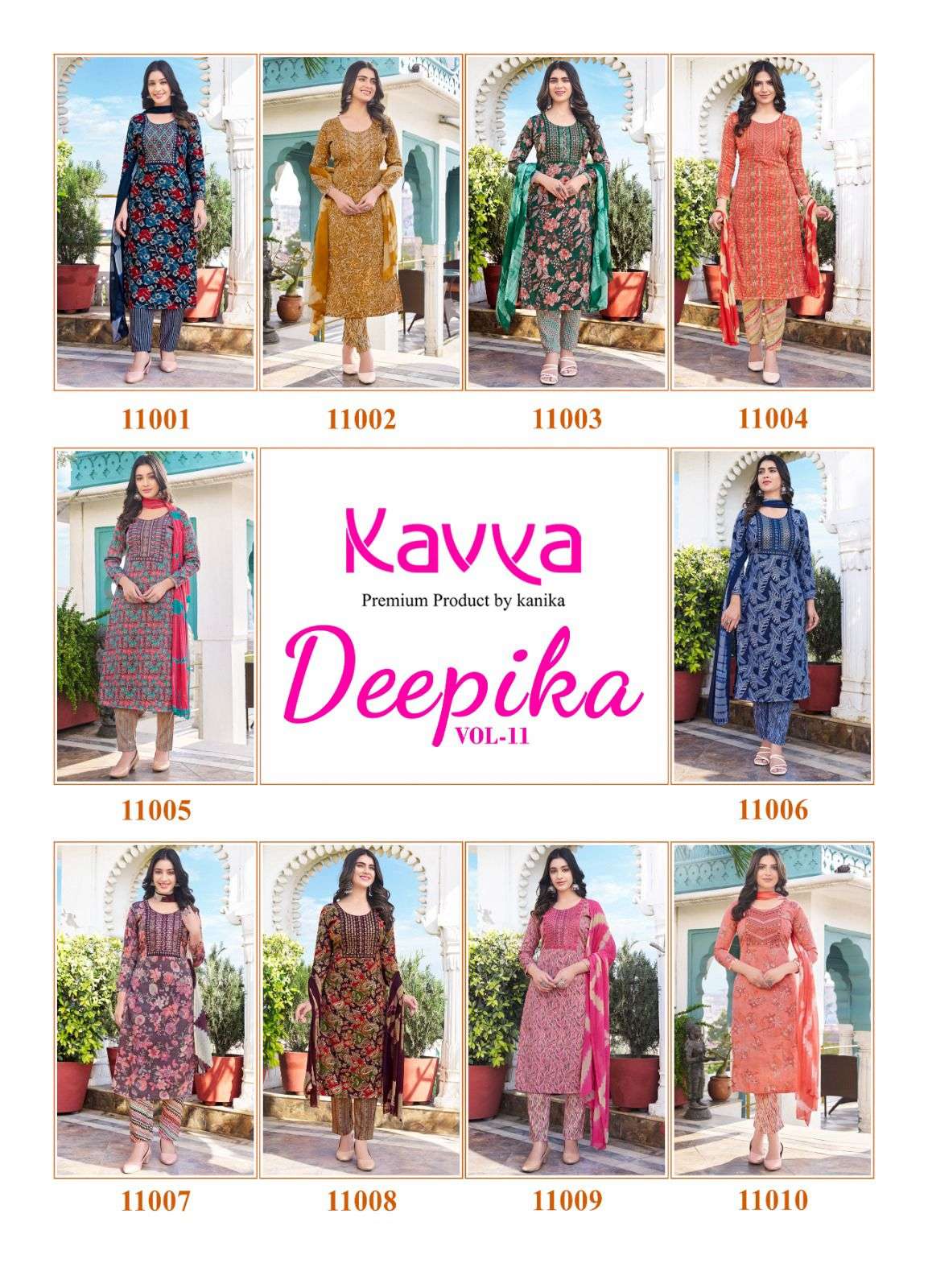 KAVYA DEEPIKA vol 11 Kurti Wholesale catalog