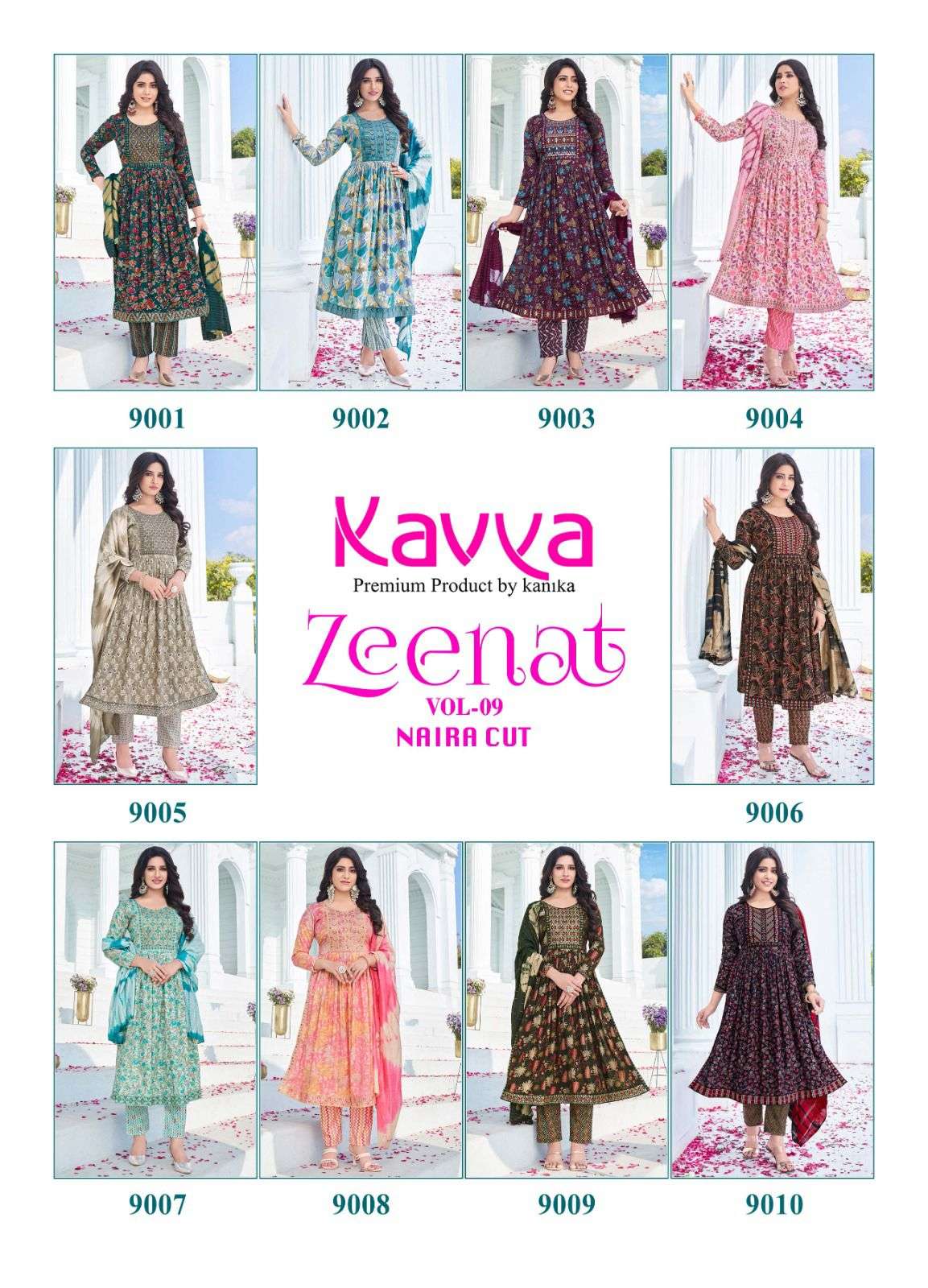 KAVYA ZEENAT VOL 9 Kurti Wholesale catalog