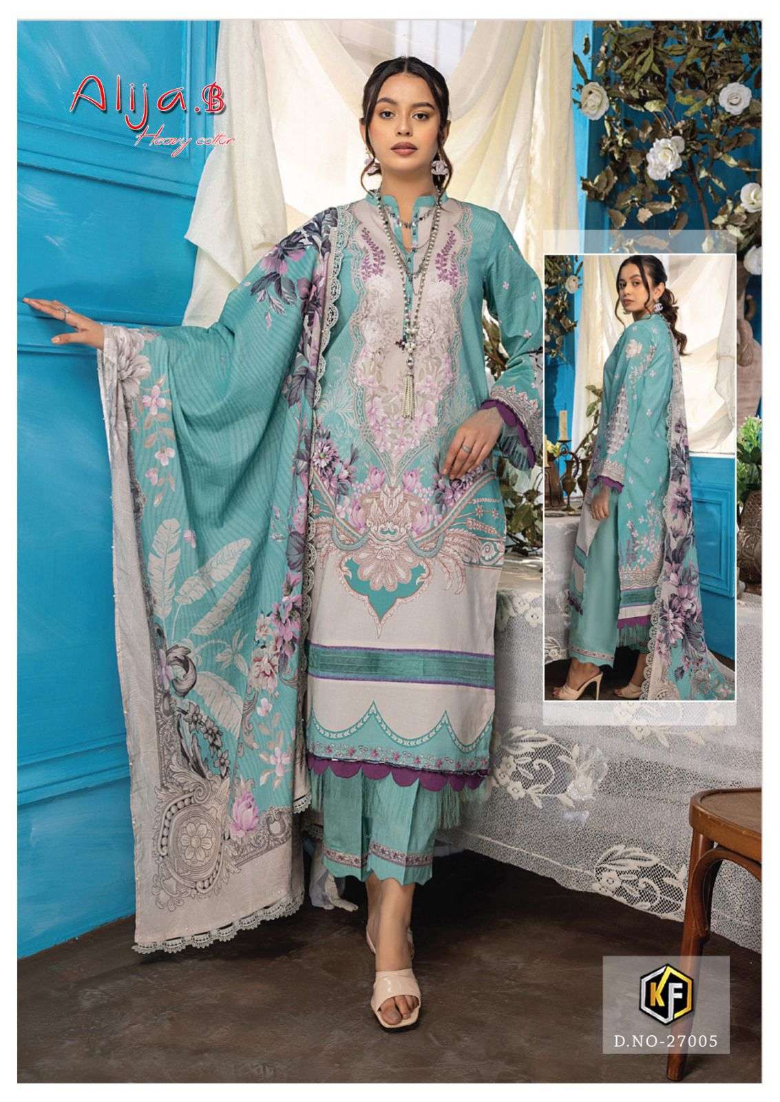 Keval Alija B Vol 27 Heavy Cotton Luxury Dress Materials Wholesale catalog